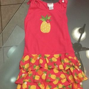 Pineapple girls Gymboree dress